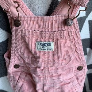Pink OshKosh B’gosh Corduroy Overalls - 6mo